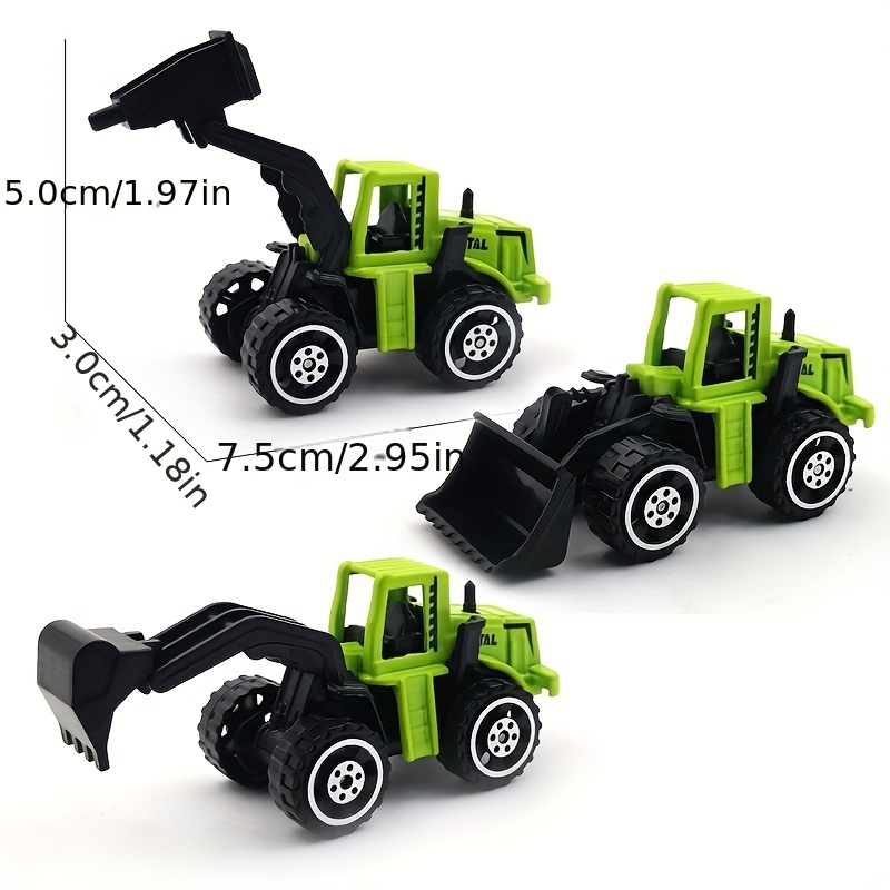 Alloy Toy Engineering Car Sliding Mini Car Excavator Dodging Car Model
