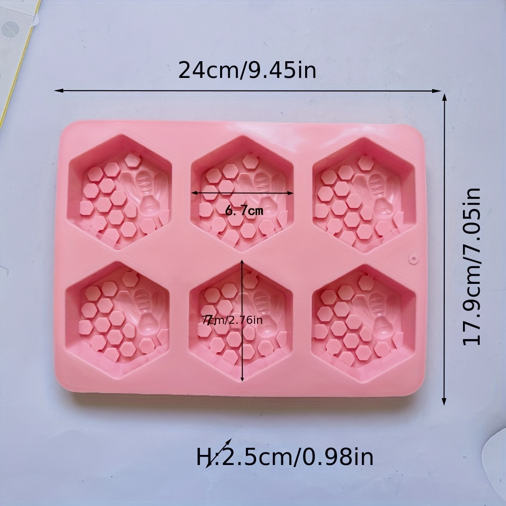 1 Pieza Molde Silicona Velas En Forma Panal Bricolaje Abeja - Temu