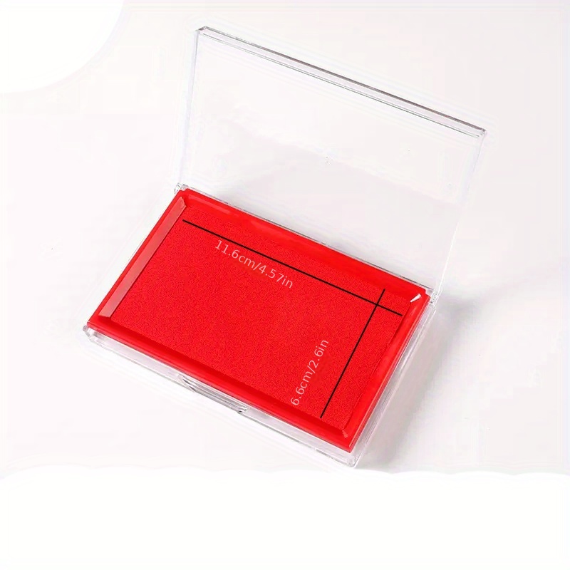 High Quality Deli Rectangle Metal Ink Stamp Big Ink Pad for Office - China Ink  Pad, Footprint Ink Pad