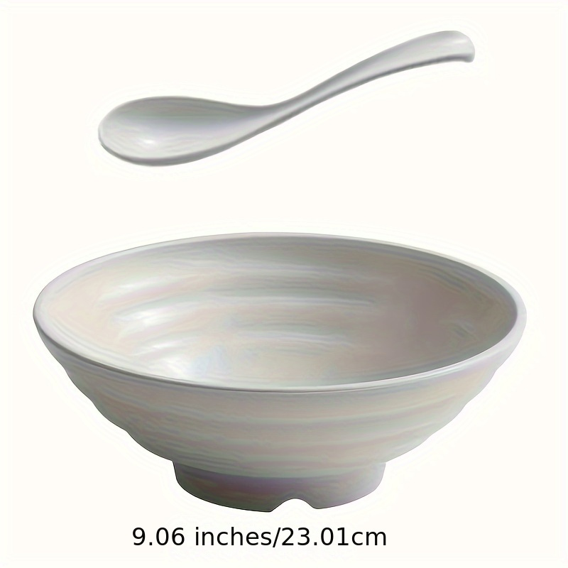 Unbreakable Large Soup Bowls Spoons Japanese Ramen Bowl Udon - Temu Canada