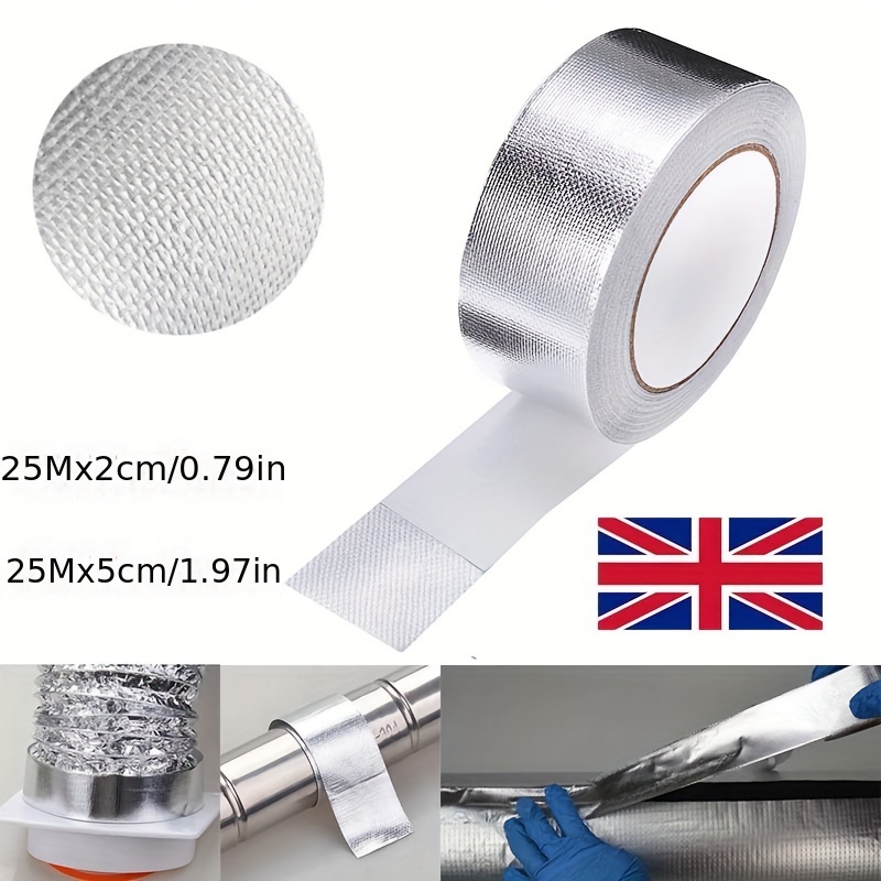 Industrial Grade Heavy Duty Aluminum Foil Tape Perfect For - Temu