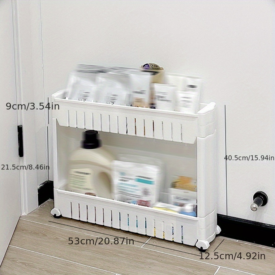 Bathroom Cabinet Crevice Storage Rack, Multi-Layer Drawer Organizer, Narrow  Household, Bath, Kitchen Shelves, Side Cabinet