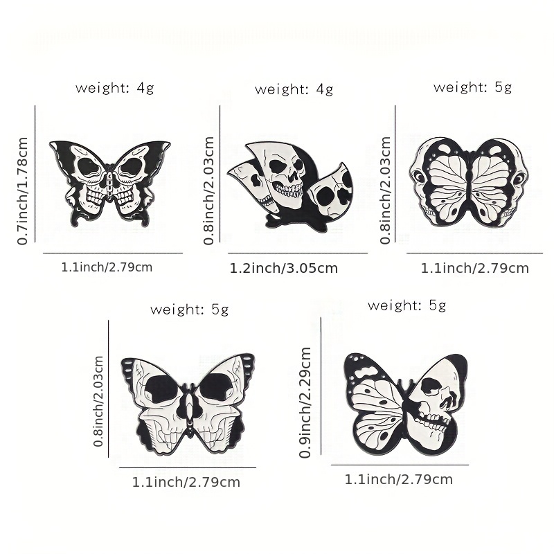 Flowers Wings Butterfly Enamel Pins Custom Insect Moth - Temu