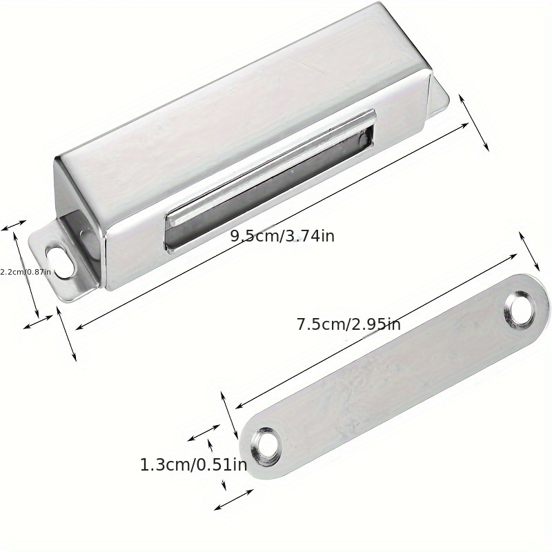 1pc Magnet Cabinet Door Catch Magnetic Furniture Door Stopper Strong  Powerful Magnet Latch Cabinet