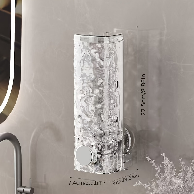TEMU Wall-mounted Soap Dispenser, Suitable For Personal And Group Hygiene Maintenance