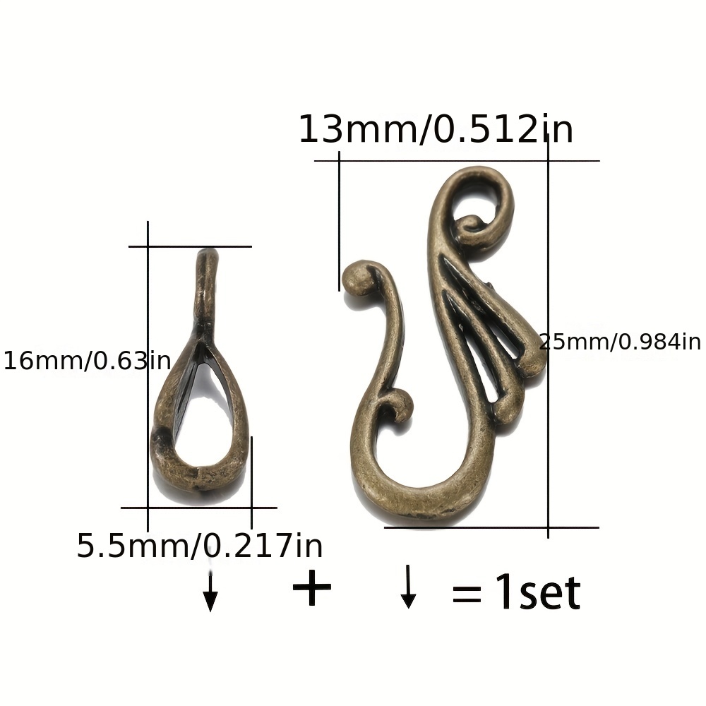 Bronze Musical Note Hook Connector Toggle Clasp / Antique S - Temu