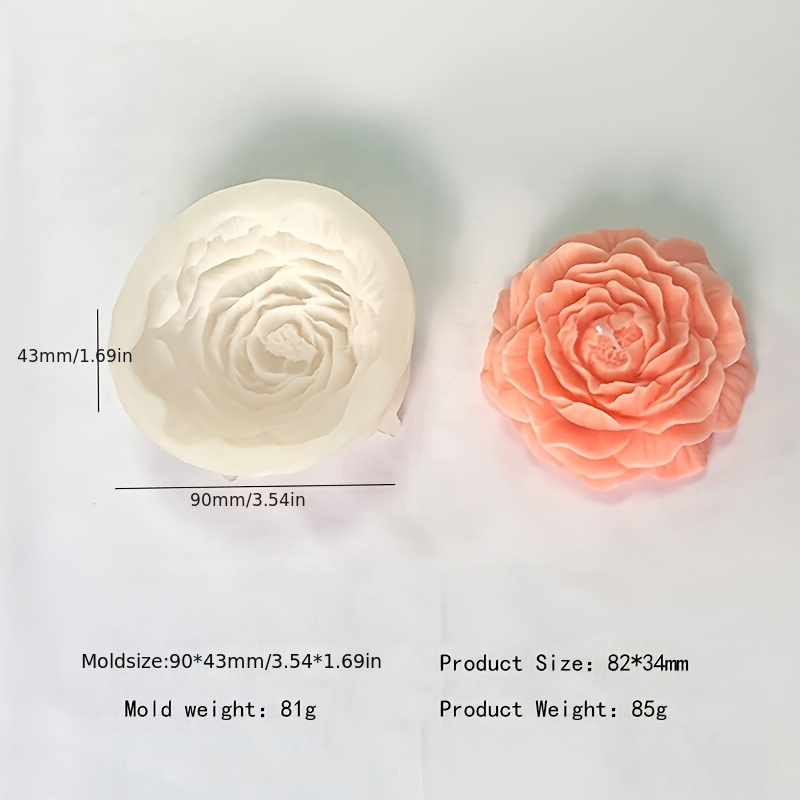 1pc Silicone Candle Making Mold, Large Size For Diy Aromatherapy Wax, Resin Casting - Ideal For Thanksgiving, Christmas, Halloween, Easter, Valentine's Day Gifts & Birthday, Home Decor