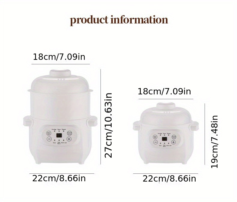 us plug 1l electric cooker household ceramic intelligent reservation porridge cooking birds nest stewing cup waterproof automatic cooking soup pot full automatic soup pot ceramic electric stewing cup details 21