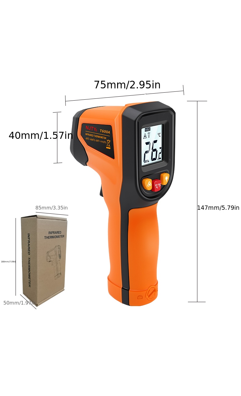 Mini Non-Contact Laser Infrared Thermometer Temperature Gun