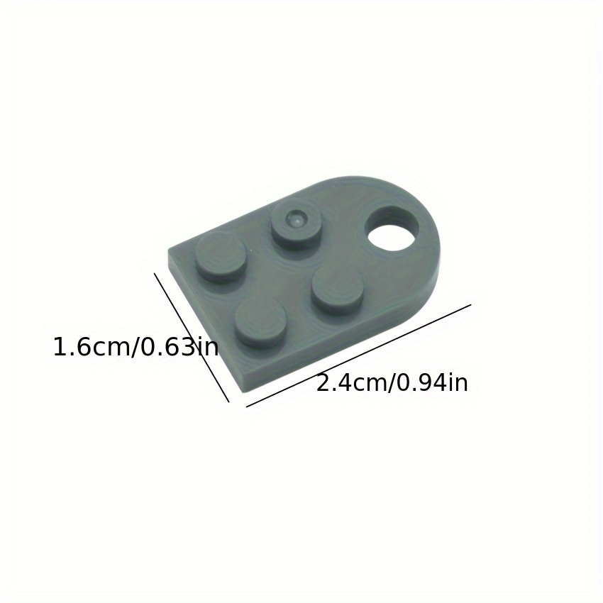50pcs Modified 2 x 2 Assemble Particles with Hole Building Blocks
