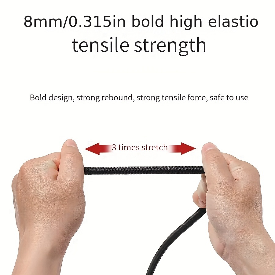 Elastic Recreational Strap With Double Hook Camping Storage - Temu
