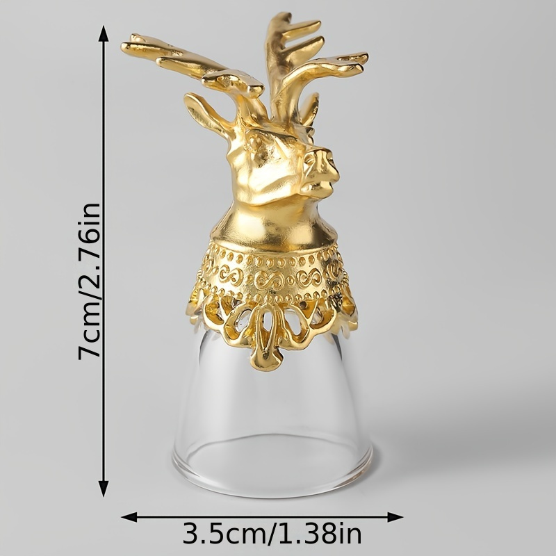 1pc, Cute Moose Cocktail Glass, 200ml/6.7oz Clear Wine Glass, Creative  Champagne Glasses, Drinking Cups, For Bar, Pub, Club, Restaurant, Home Use,  Chr