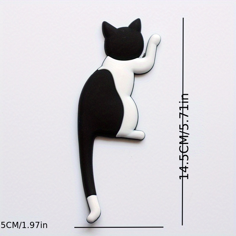 Cartoon Cat Tail Hook Punch free Transparent Hook Kitchen - Temu