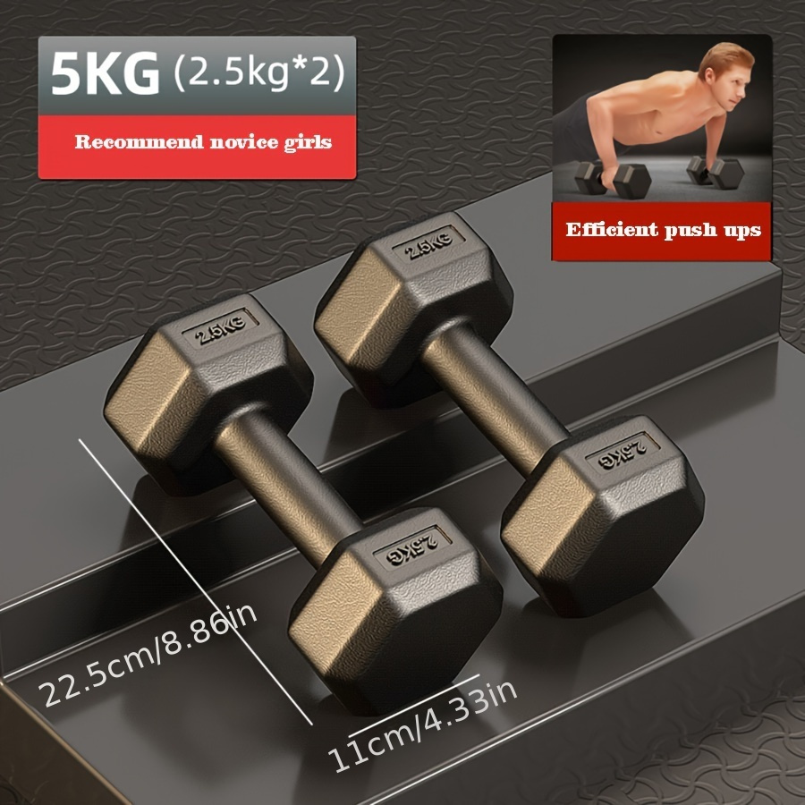 Hexagonal Dumbbells Big W Dumbbells 5kg 2x Dumbbells Set Hexagon
