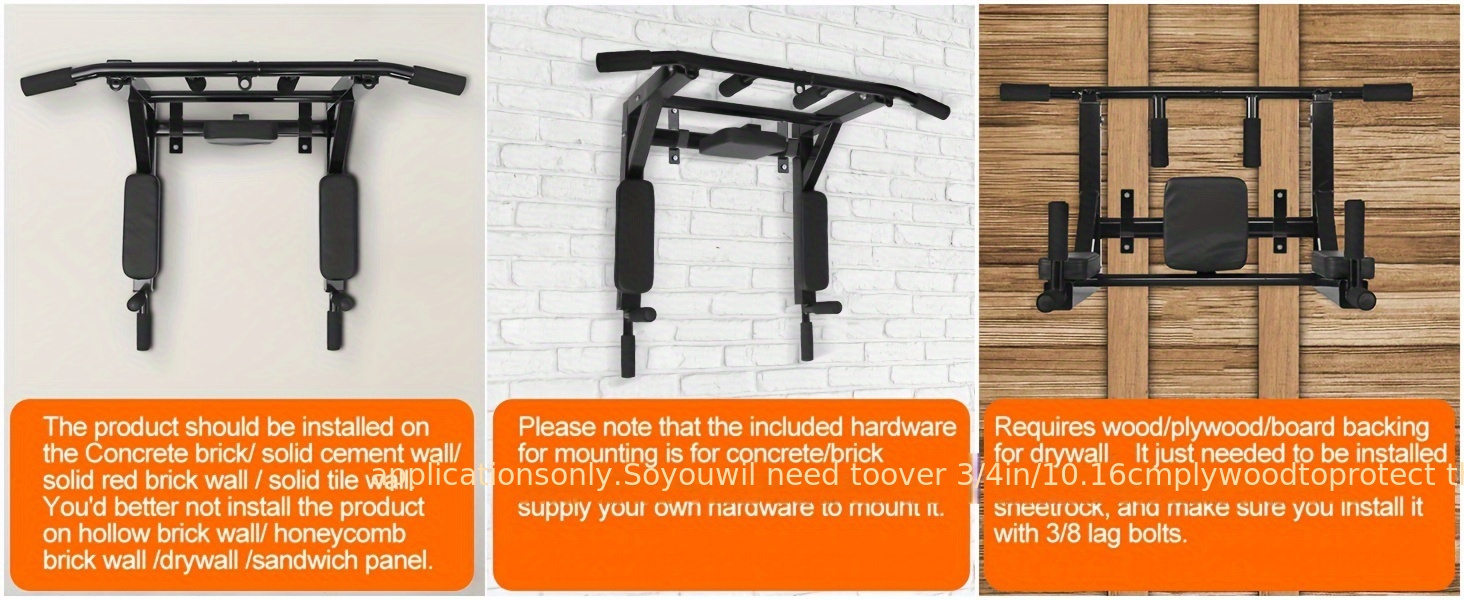 multifunctional wall mounted pull bar chin bar dip station Temu