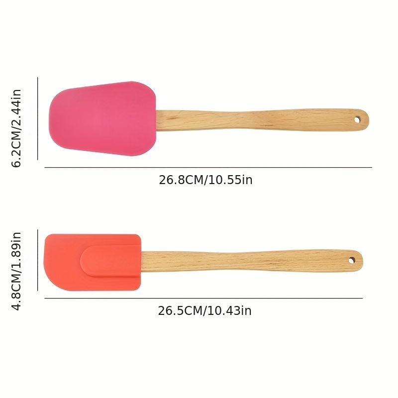 Baking Tool, Silicone Spatulas, Jar Spatulas, Oil Brush And Spoon Spatula  Available, Kitchen Gadgets, Kitchen Stuff, Kitchen Accessories - Temu