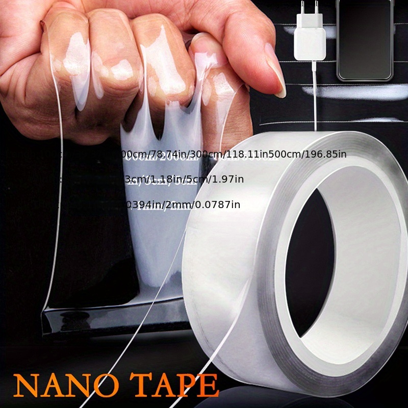 Nano Double Sided Tape Heavy Duty Transparent Tape Strong - Temu