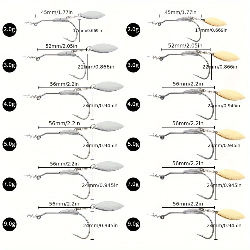 1.8g Lead Head Hooks Lead Crank Hook Lure Soft Bait High - Temu