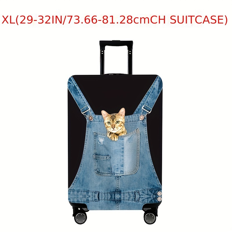 Housse de Valise Élastique de Voyage Housse de Protection pour Valise de Coffre s'Applique à la Plupart des Housses de Valise (m