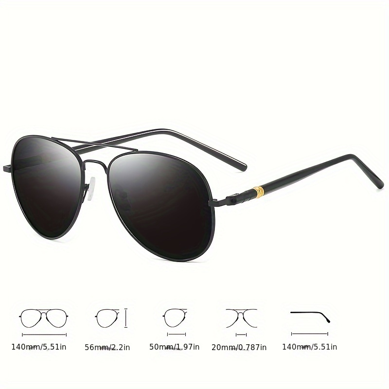 Fashion Aviator Ellipse Polarized Sunglasses, Men's Tac Lens Sunglasses, Outdoor Sports Vacation Travel Driving Fishing Eyeglasses, Photo Props