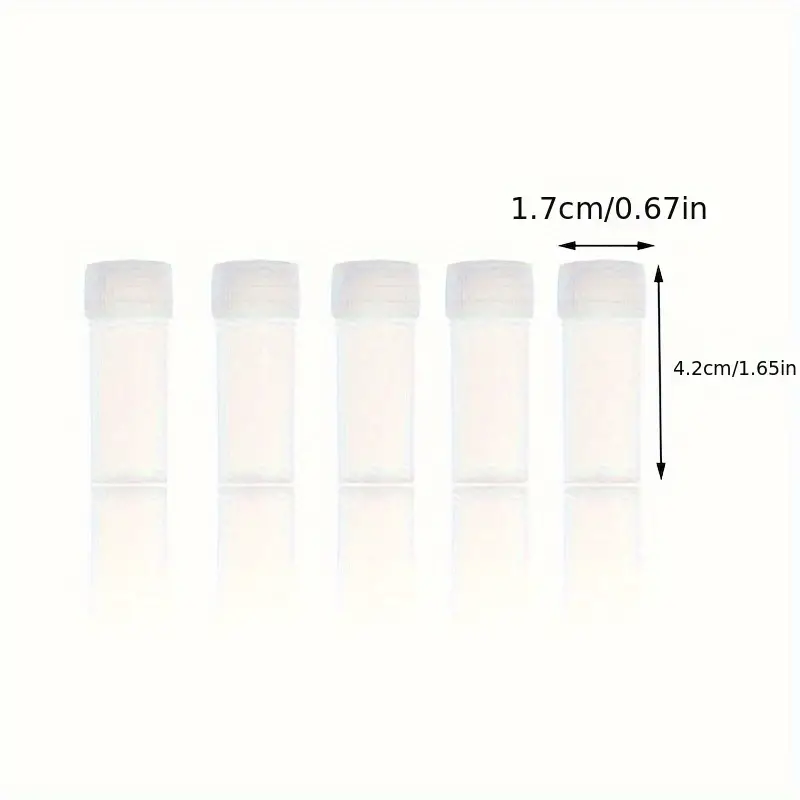 Plastic Small Vials With Mini Plastic Sample Tubes - Temu