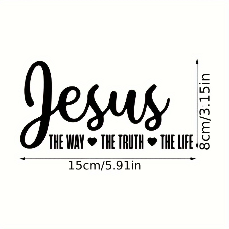 Jesus Saved My Life Christian Women' Sticker