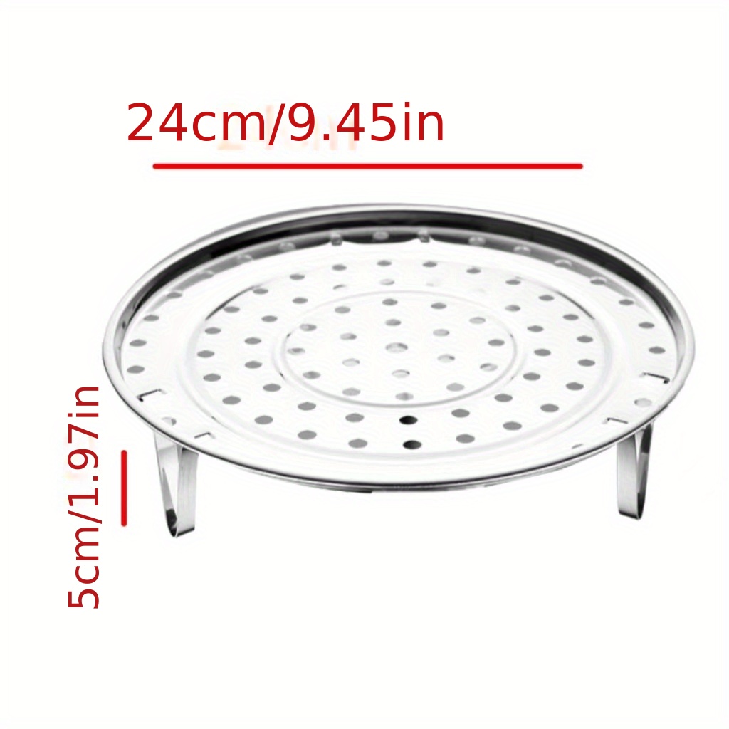 Steamer Rack, Round Stainless Steel Rack, Steaming Stand Canner