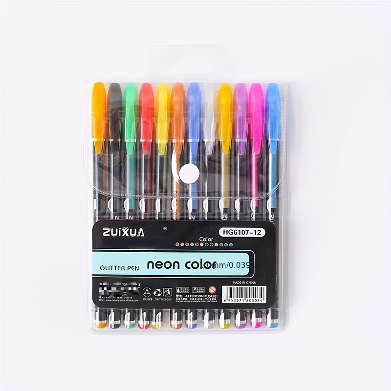 12/18/24 Colors Glitter Neon Highlighters Sketch Drawing Markers