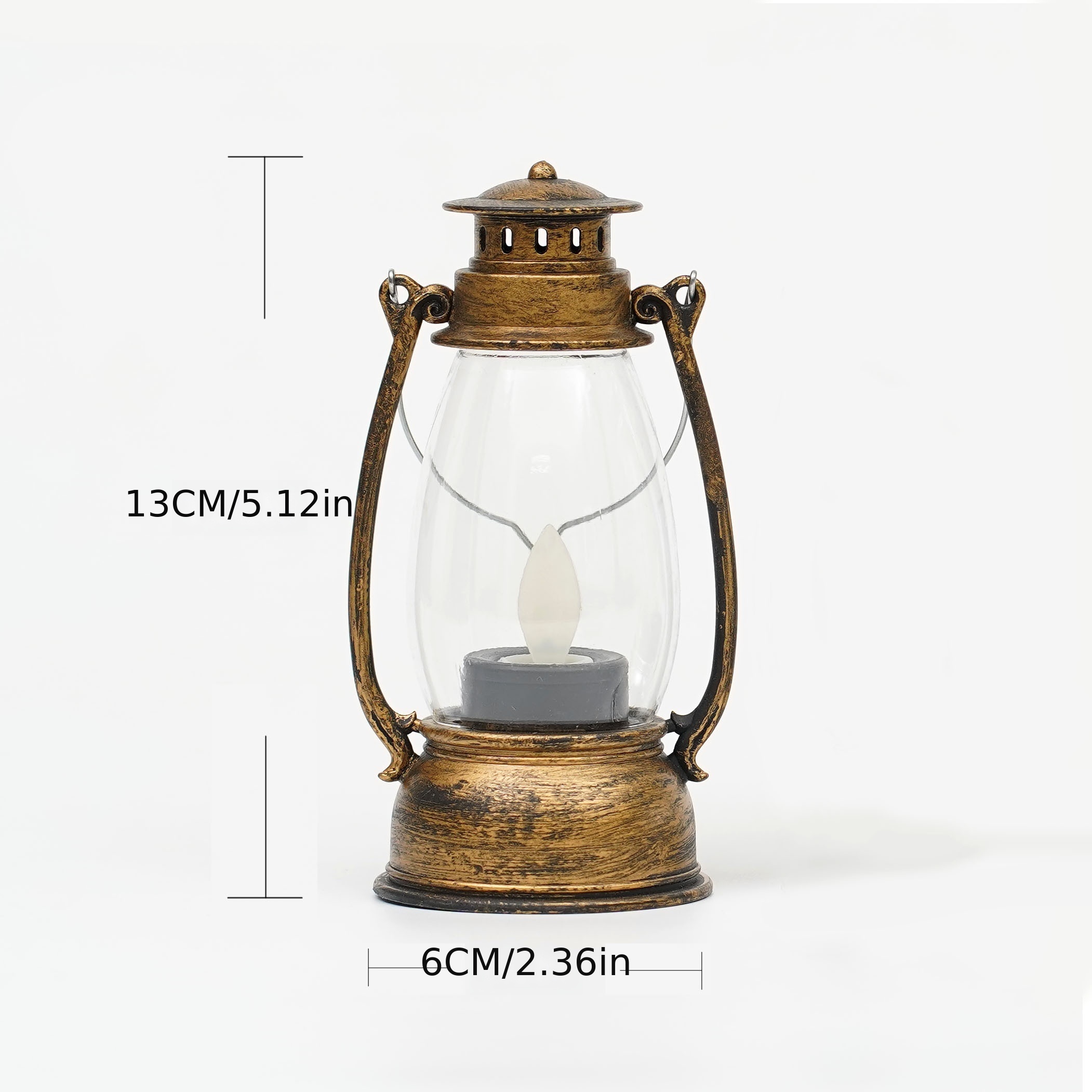 Retro Led Oil Lamp Lantern Multifunctional Electronic Candle Light