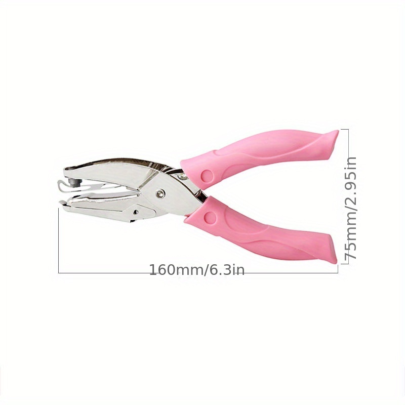 hand-held star shape hole puncher paper