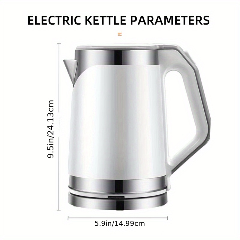 Electric Tea Kettle For Boiling Water Stainless Steel Double - Temu