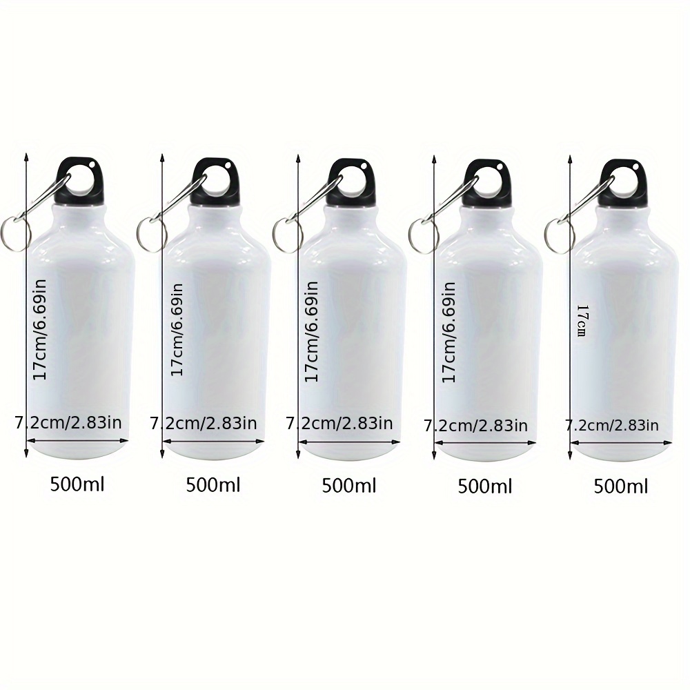 Sublimation Water Bottle Aluminum Sports Bottle 500ml Sublimation