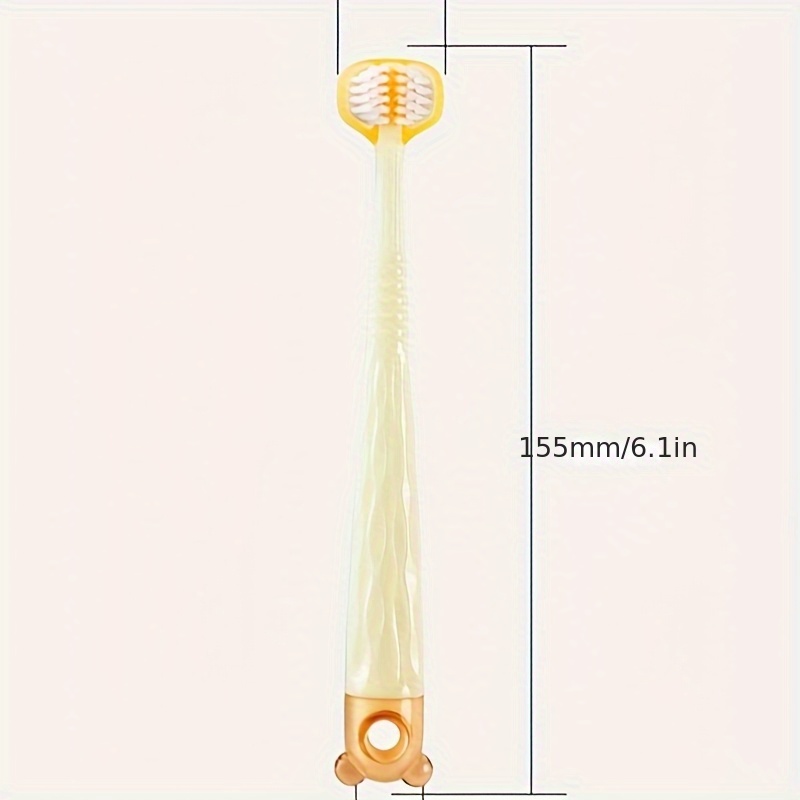 Three-Sided Toothbrush for Comprehensive Cleaning