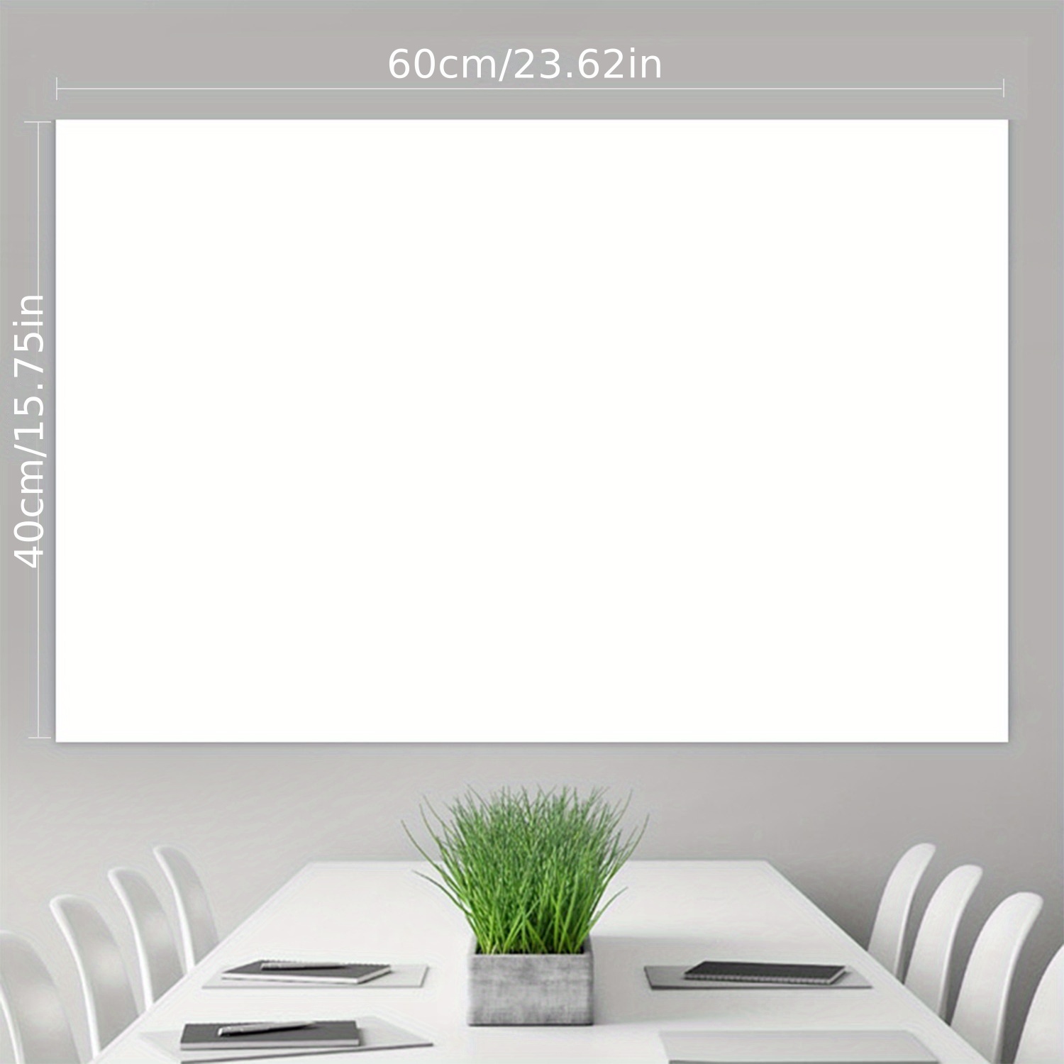Tableau blanc magnétique effaçable 40X60 CM - Mr.Bricolage