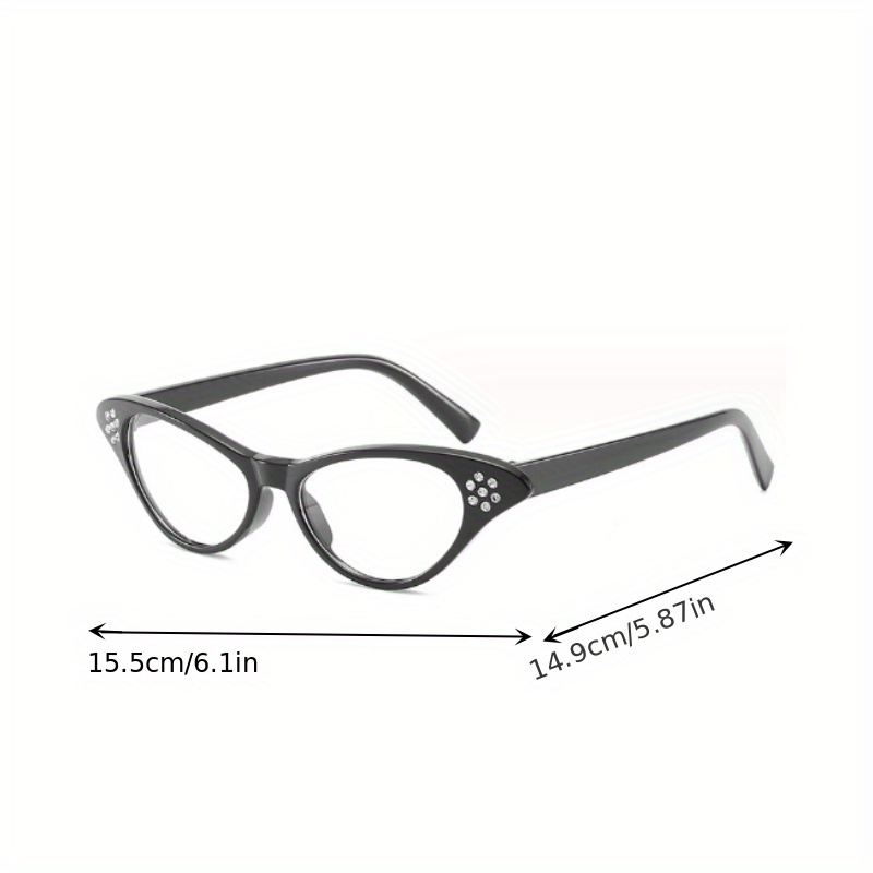 Black Cat Glasses Costume Accessories Unisex