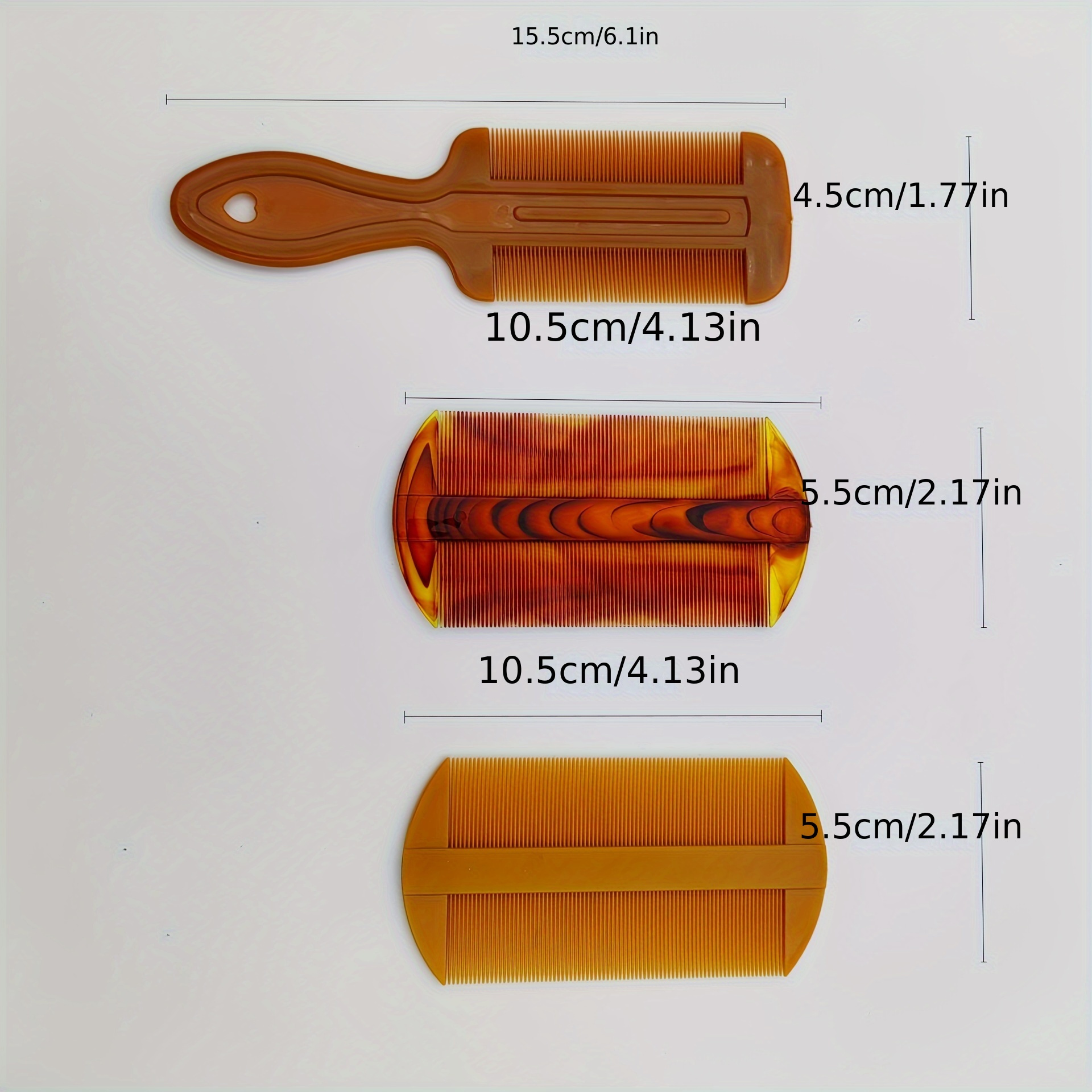 [a Set Of 3] Comb With Teeth