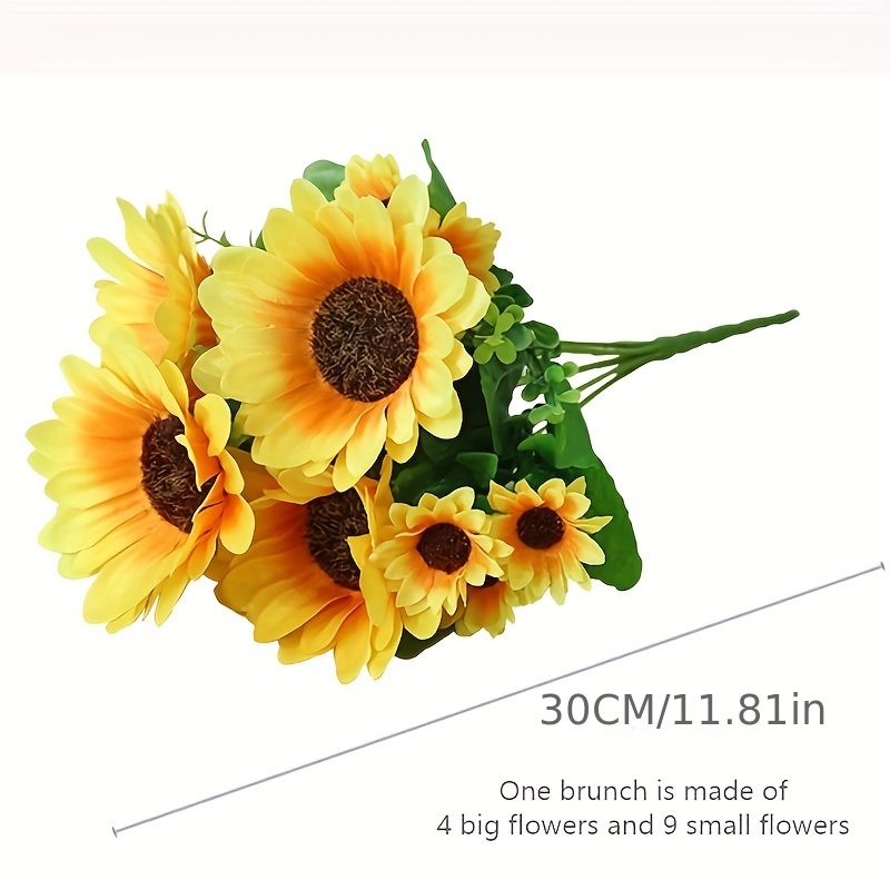 1 Bouquet Girasoli Artificiali, Girasole Simulazione Matrimonio, Regali  Festa Mamma, Decorazione Soggiorno Tavola Casa, Decorazione Interni  Esterni, Regali Apprezzamento Insegnanti, Laurea Insegnanti, Decorazioni  Casa, Decorazioni Stanze Estive