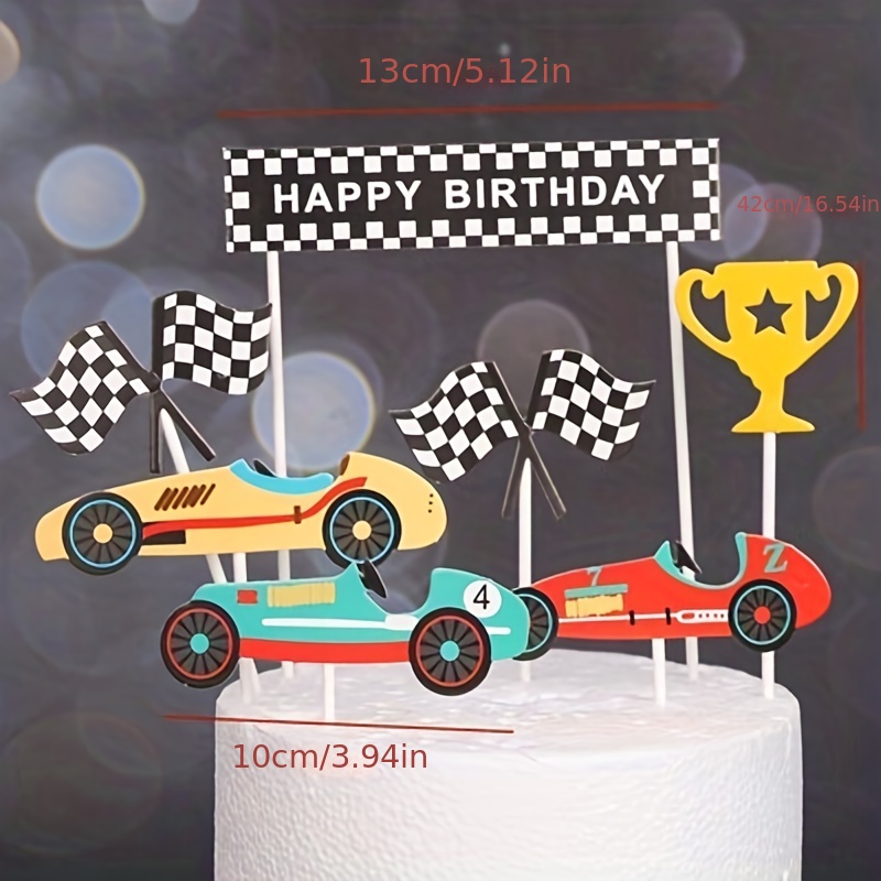 Vintage Race Car Cupcake Toppers Car Cupcake Toppers Race - Etsy