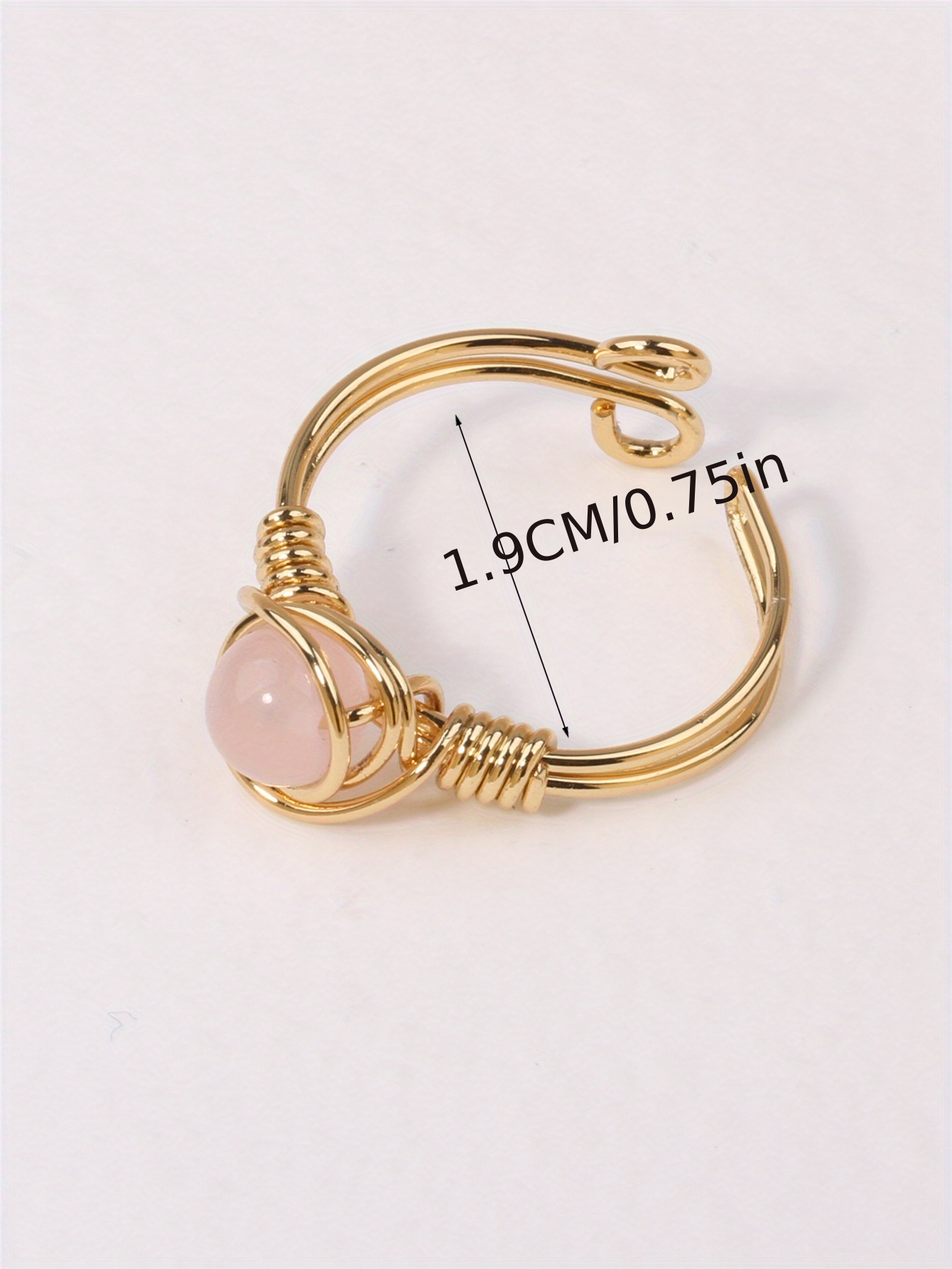 טבעת מתכונת עט בגוון זה טבעי (קרנליאן/קוורץ ורד/אמטיסט) עיצוב עין הרע ועין הנמר, תכשיטי חג בוהמיים ללבוש יומיומי, מתנה עבורה, תכשיטים יום יום | טבעת בעיצוב פתוח | טבעת אבן חן טבעית