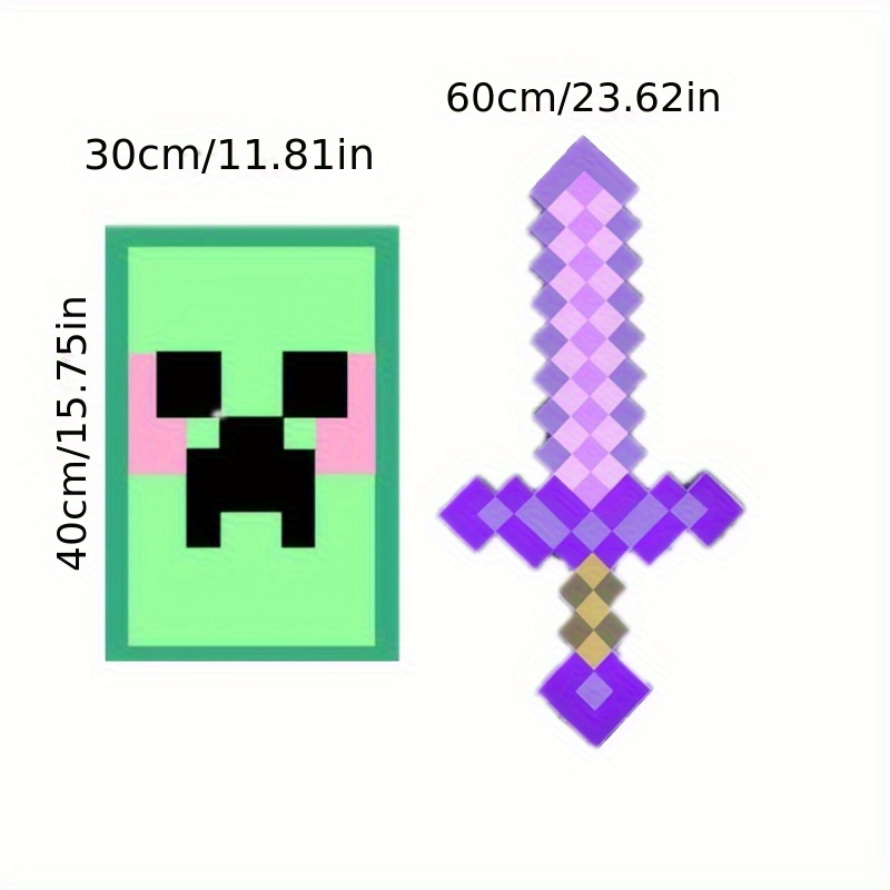  Disguise Minecraft Toy Weapon, Enchanted Purple Sword