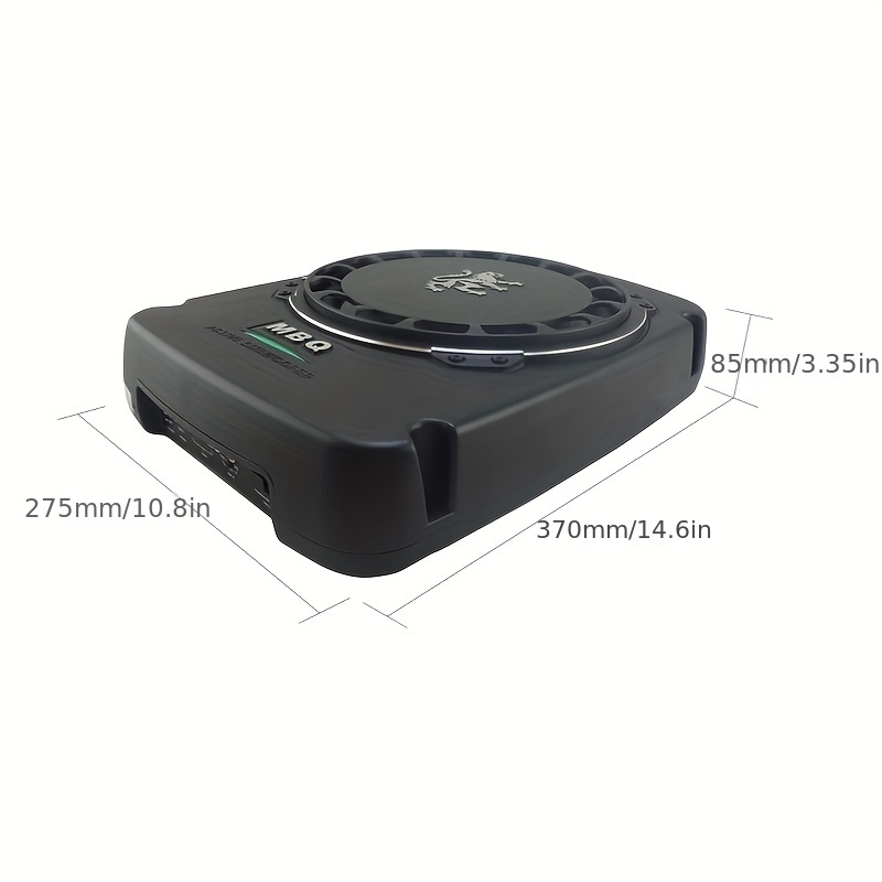 Subwoofer Debajo Del Asiento Para Coche De 1500w, Amplificador Activo,  Sistema De Subwoofer Cerrado Para Graves, Procesador De Audio Hifi  Superdelgado Para Debajo Del Asiento, Moda de Mujer