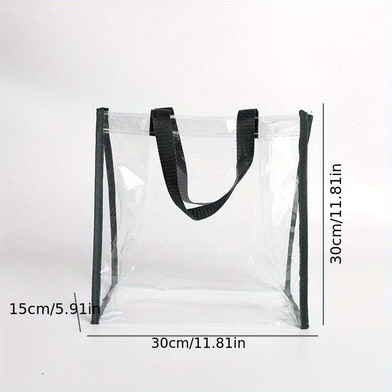 Large Clear Tote Bags for Women Travel Handbag Transparent Purse 2 Sets PVC  Top Handle Shoulder Crossbody Bag : Clothing, Shoes & Jewelry 