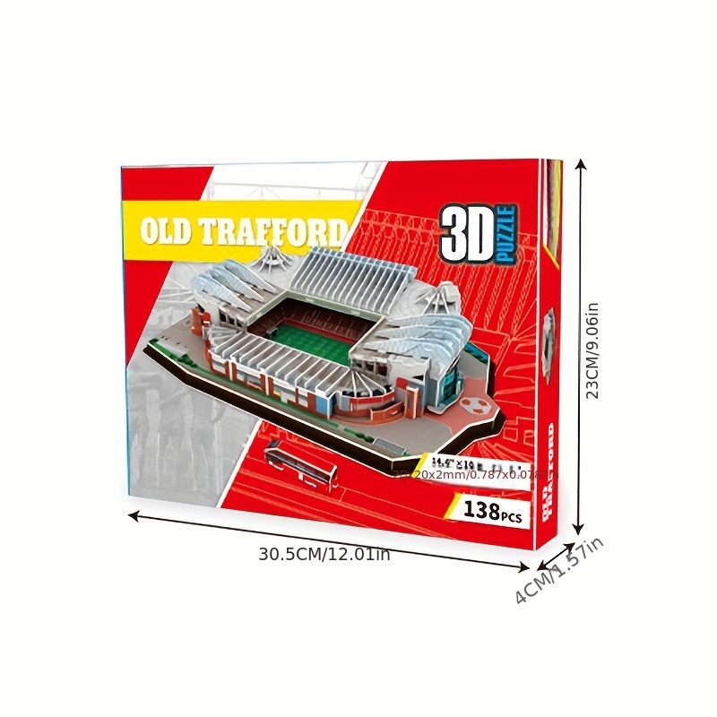 Puzzle stade 3d old trafford - manchester united, puzzle