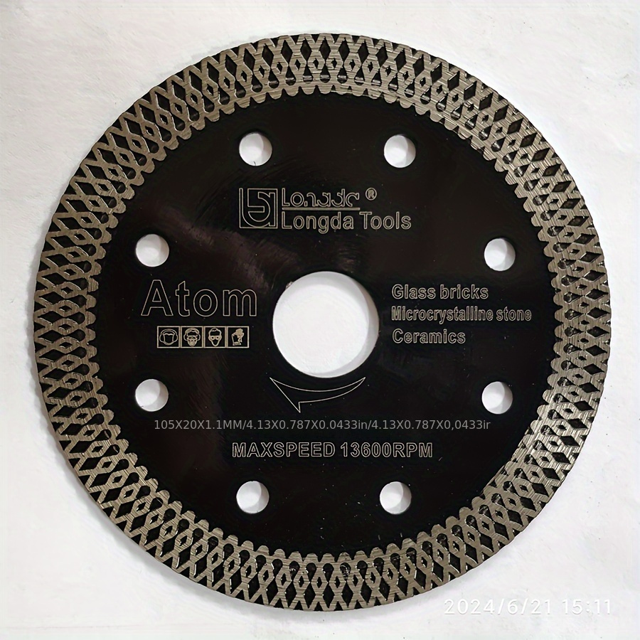 

Diamond Saw For Dry Cutting , Suitable For , , Microcrystalline , And Vitrified - , (16000 Rpm)