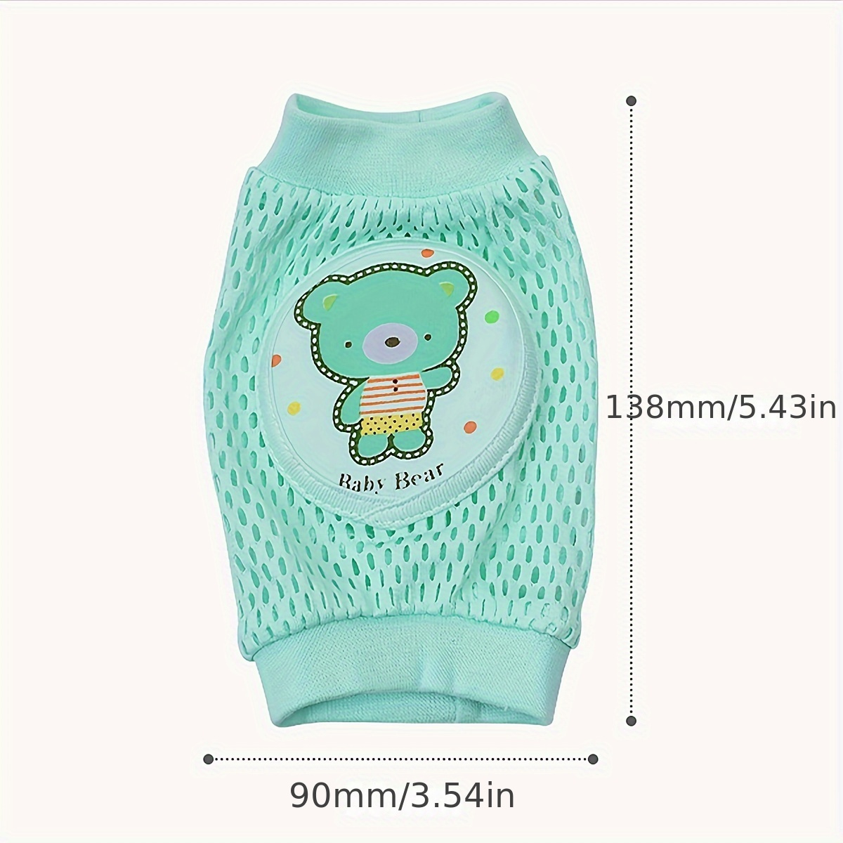 1 Pair Baby Knee Pads Children's Learning to Walk Anti-Fall Crawl Protective Gear Children's Knee Learning to Crawl Protective Cover Pad Thin Style for Summer