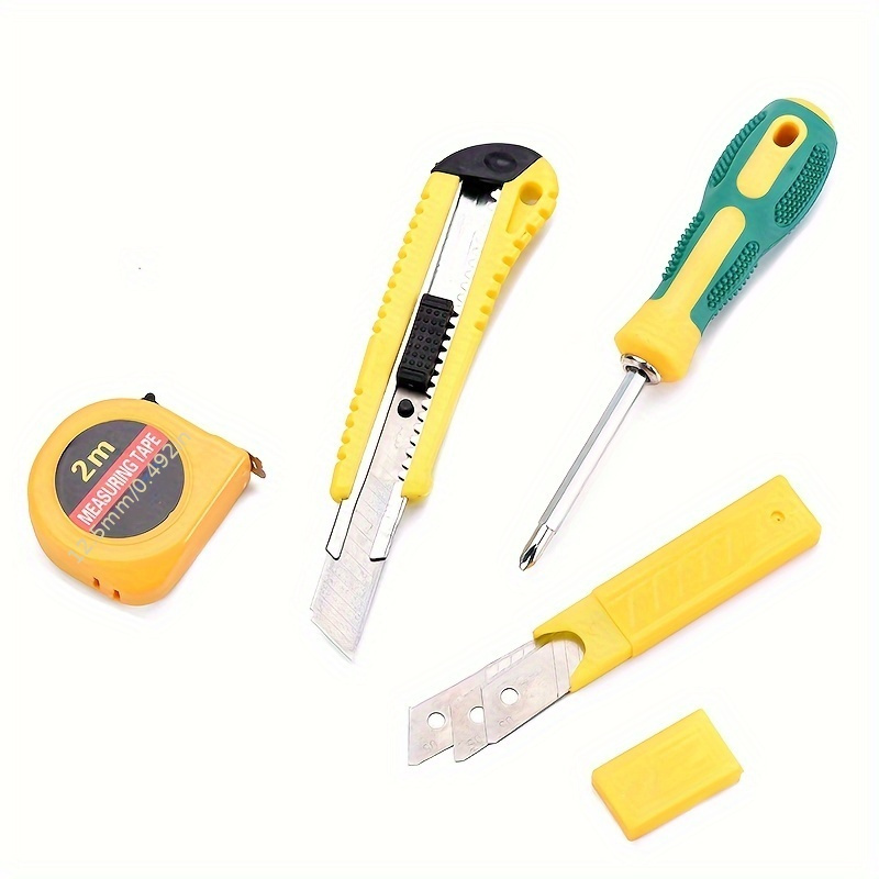 Kit De Herramientas Domésticas Para Limpieza Y Reparación: Pala, Cuchillo,  Destornillador, Cúter Multiusos