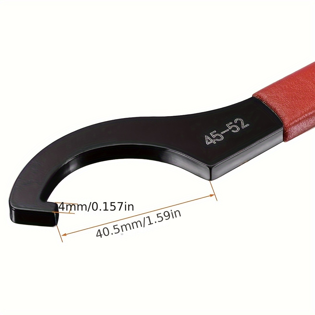 Image of C-type Hook Movable Wrench For Round Nuts, Shock Absorber Wrench, Wrench, Shock Absorber Wrench Hook Wrench Tool, For And Shock Absorption Adjustment