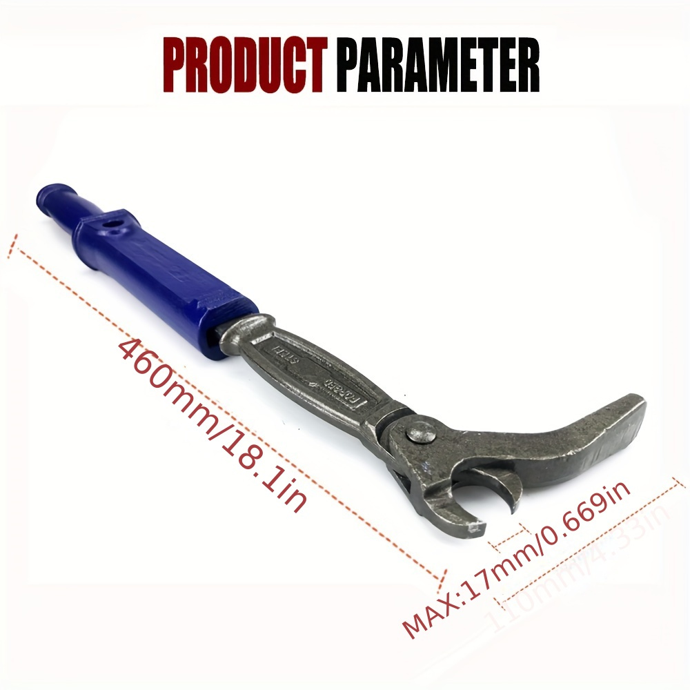 1pc Industrial Grade Nail Puller, Durable Metal Construction, With High
