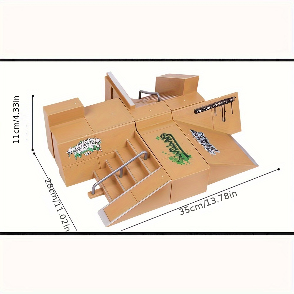 Finger Skateboards Skate Park Ramp Parts Tech Practice Deck - Temu Australia