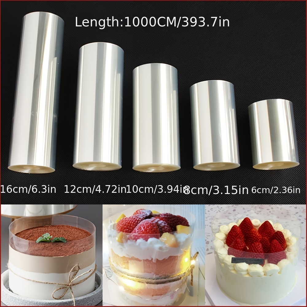 Plastic Cake Collar Rolls Acetate Sheets for Baking Clear Acetate